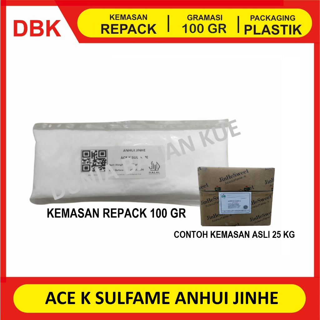 ACE K SULFAME ANHUI JINHE - REPACK 100 GR