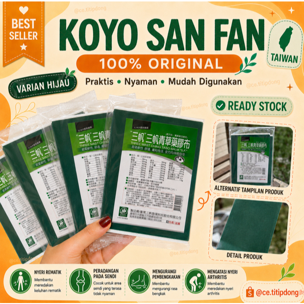 Koyo San Fan Hijau Rematik