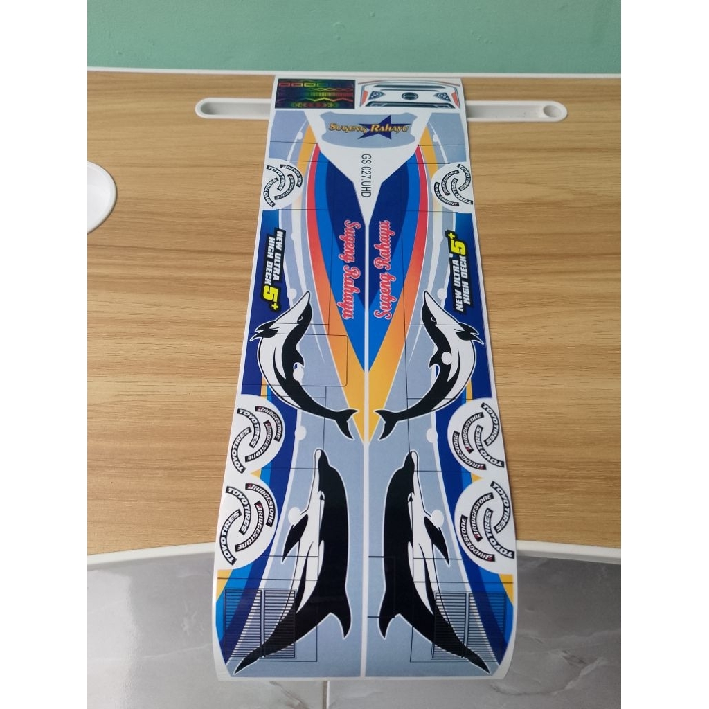 stiker livery tronton miniatur bus RKC UHD Jetbus 5
