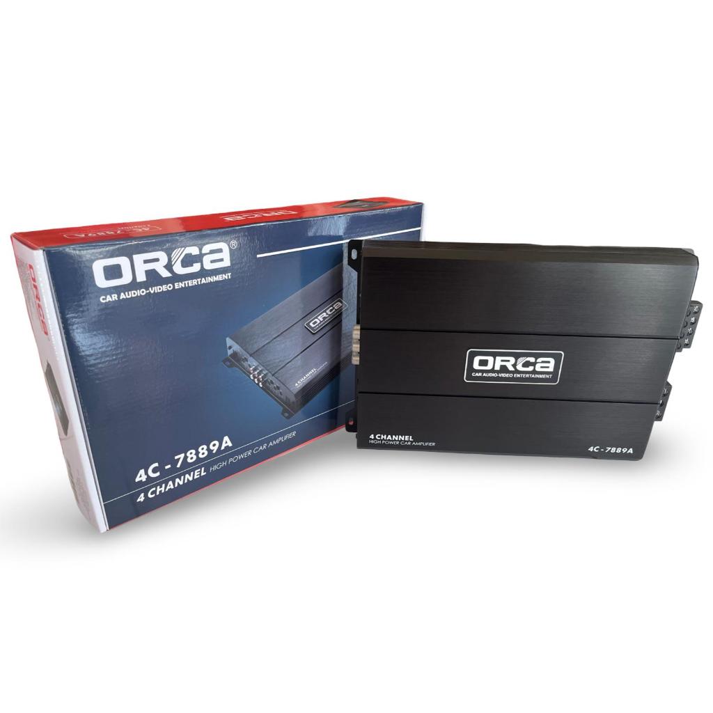 Power 4 Channel Audio Mobil Power Orca 7889 A Amplifier 8000 Watts