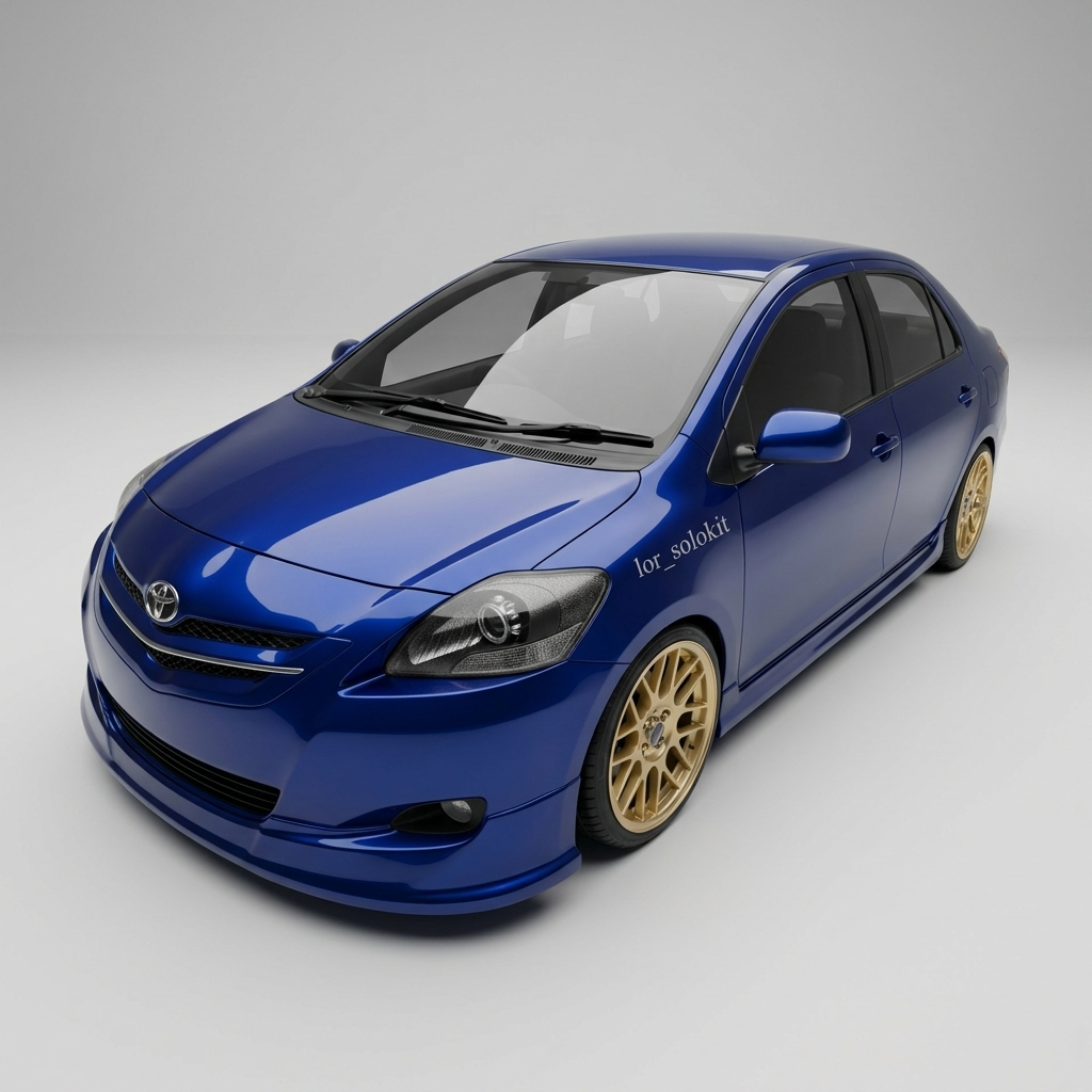 [READY] Bodykit Vios Gen 2 Depan Toms Belakang Trd