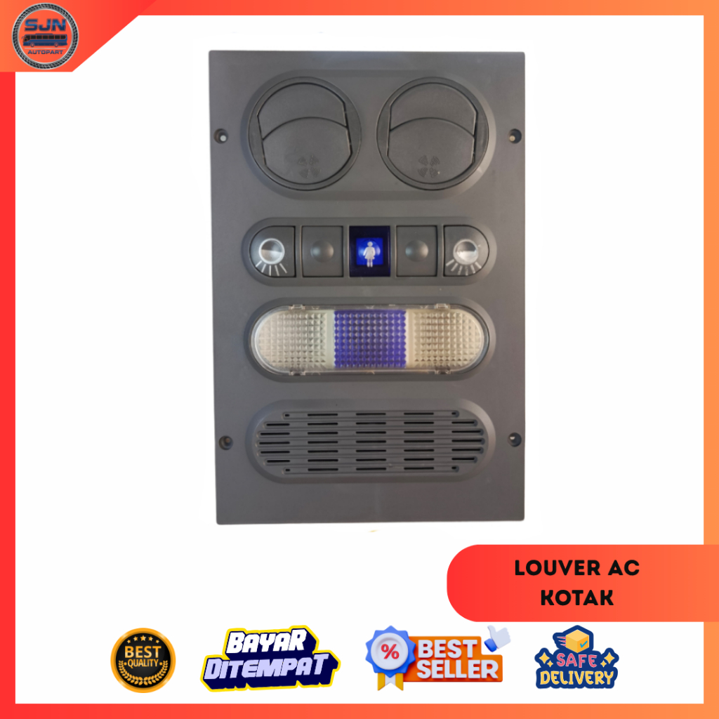 Louver AC Kotak/Ventilation Louver AC Bus/Kisi AC Bus Kotak