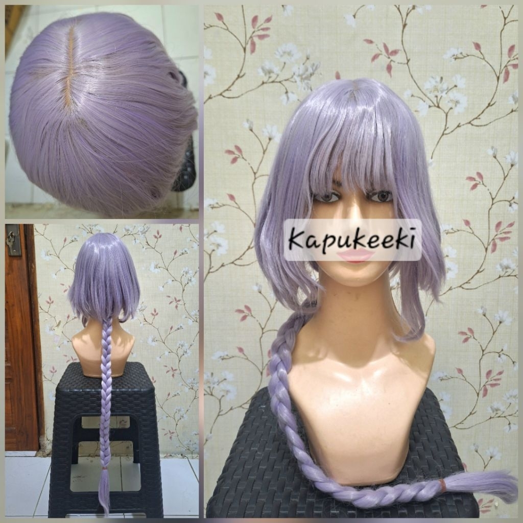 [WTS] Wig Qiqi Manmei(?) Lupa brandnya. Cap sisir kostum cosplay genshin