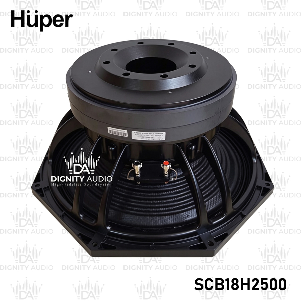 Komponen Speaker 18 Inch HUPER SCB18 H2500 | H 2500 Double Magnet 2500 WATT Original