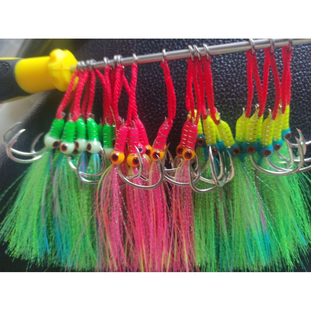 assist double hook full GID tipe pike 2/0 jig 80-150gr