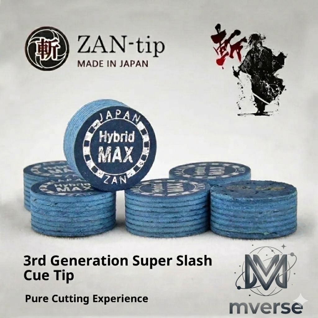 Zan-tip SUPER Zan Hybrid Max Premium Tip Untuk Stick Billiard
