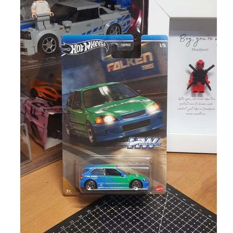 Hot Wheels Speed Graphics Honda Civic Falken
