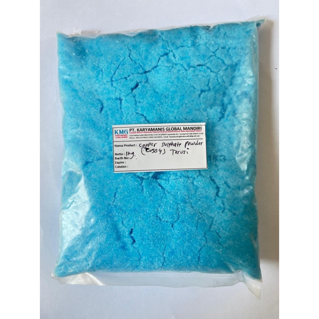 Terusi Bubuk 1kg - Pembunuh Alga, Fungisida, Pewarna Biru Kolam