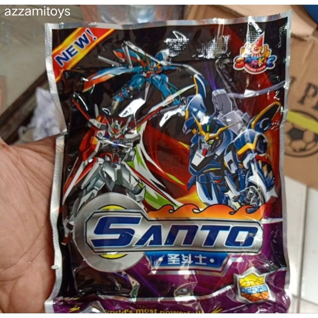 Bongkar Pasang Robot Santo Isi 20 Pcs Grosir