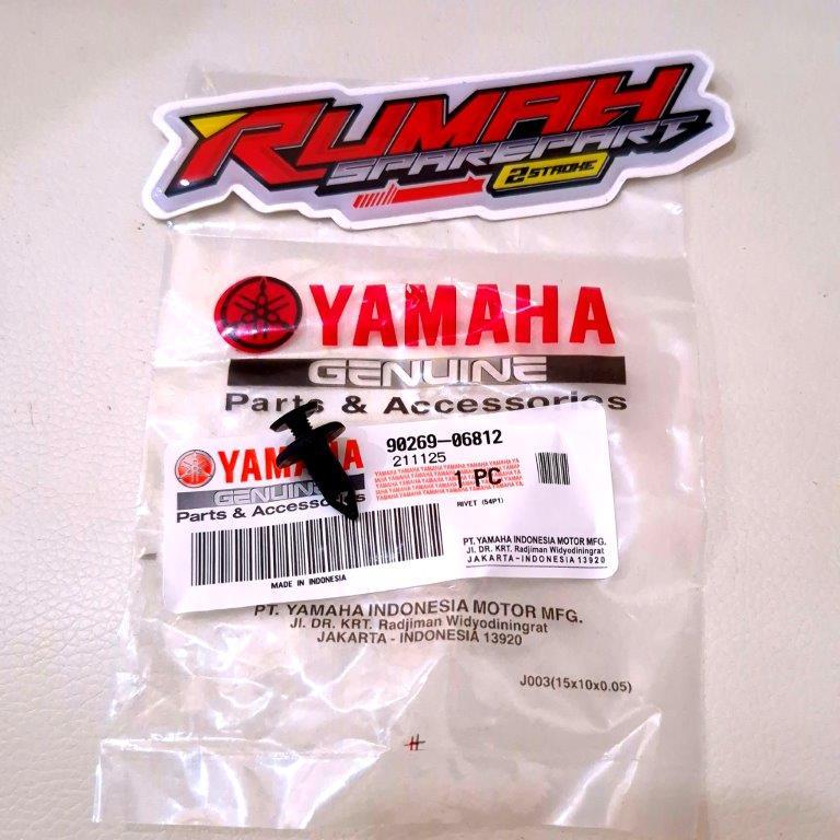 BAUT KLIP BODY PLASTIK NMAX MIO J R15 JUPITER Z1 VEGA FORCE 1 VIXION NVL ORIGINAL YAMAHA 90269 06812
