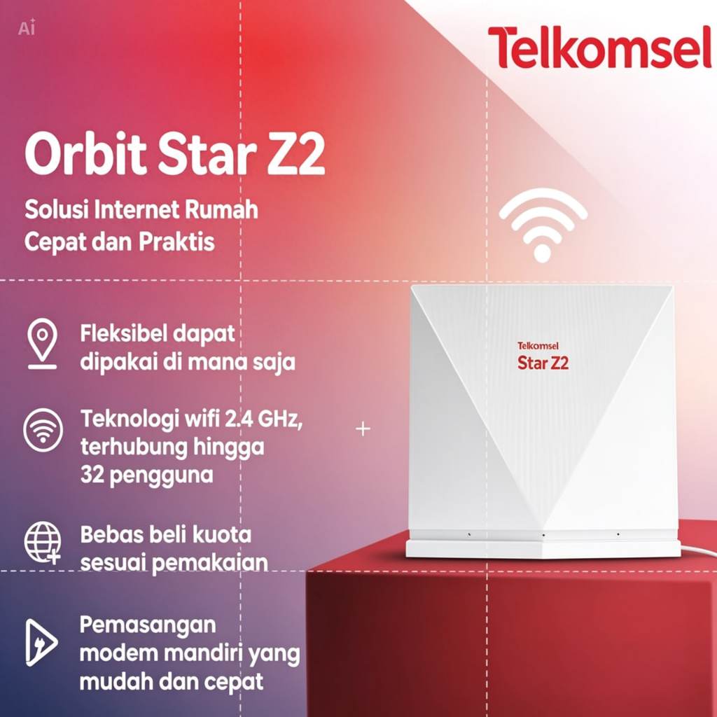 Modem Internet Wifi Up To 30 Mbps Telkomsel Orbit Z2 |TERMURAH|COD|GRATIS ONGKIR