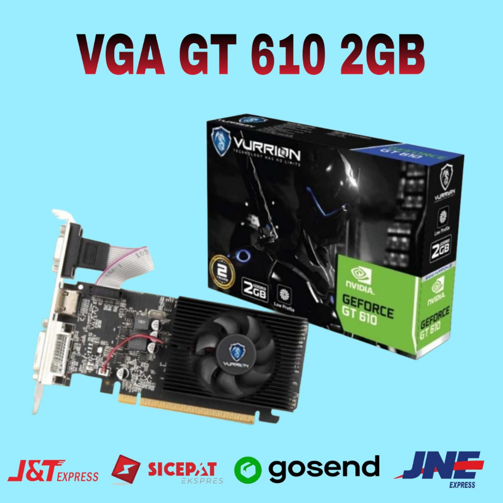 VGA GT 610 2GB DDR3 64Bit GAMING VGA ORI
