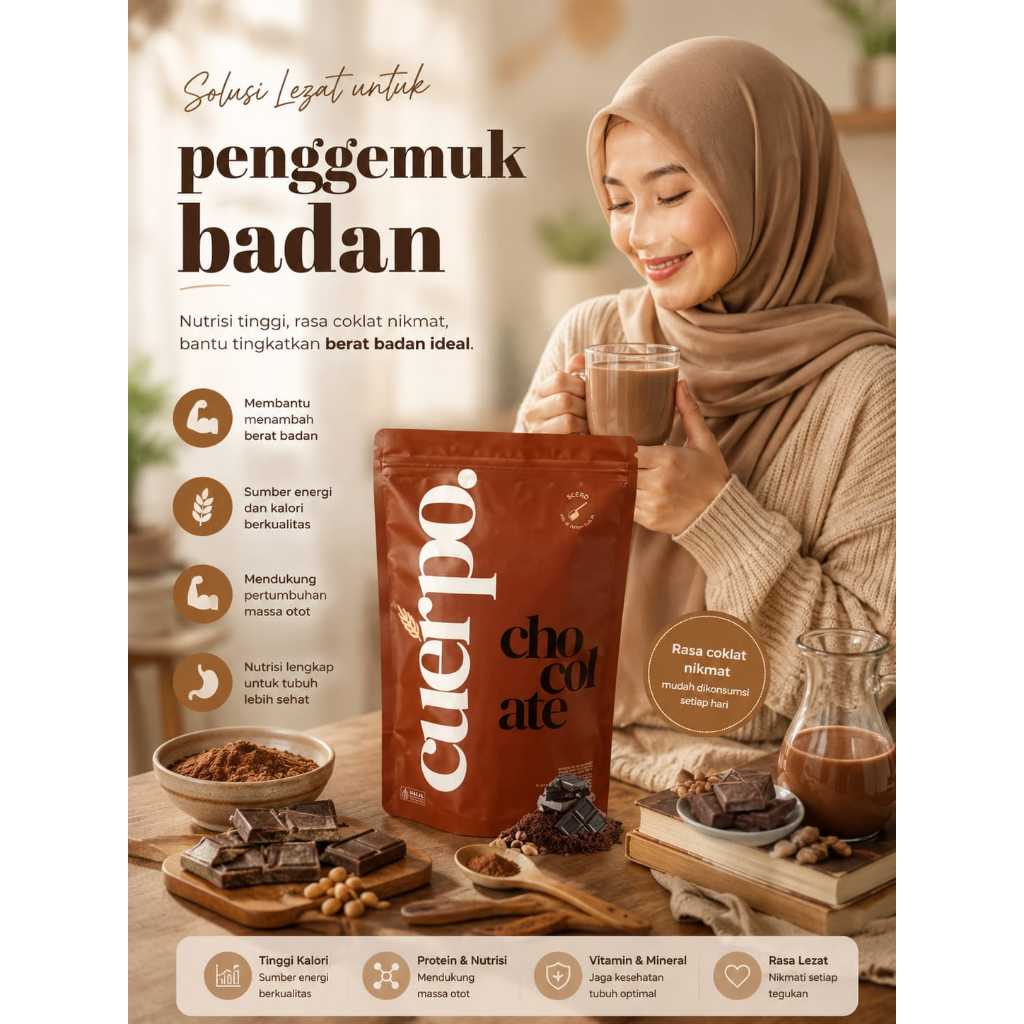 Cuerpo Susu Tinggi Kalori & Protein 960 Gram