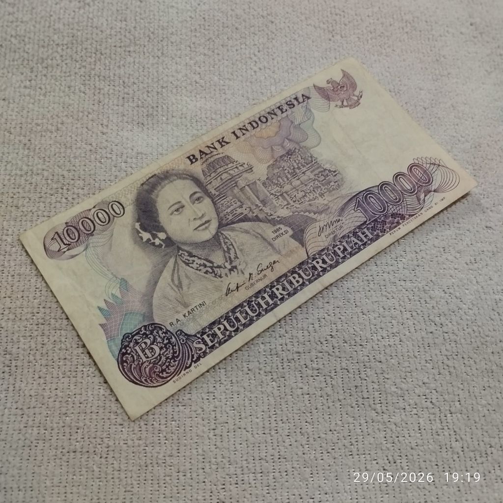 UANG KUNO RP 10.000 KARTINI