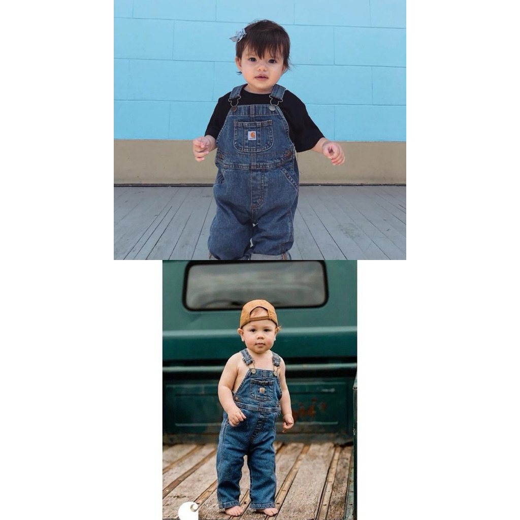 Overall Kids Denim Carhartt Ori - Denim Anak