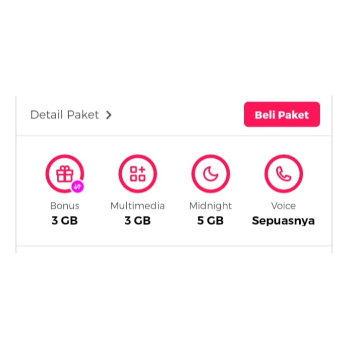 PAKET DATA ISI ULANG INTERNET SMARTFREN | COMBO VOLUME  | UTAMA REGULER  BONUS MULTIMEDIA MIDNIGHT V