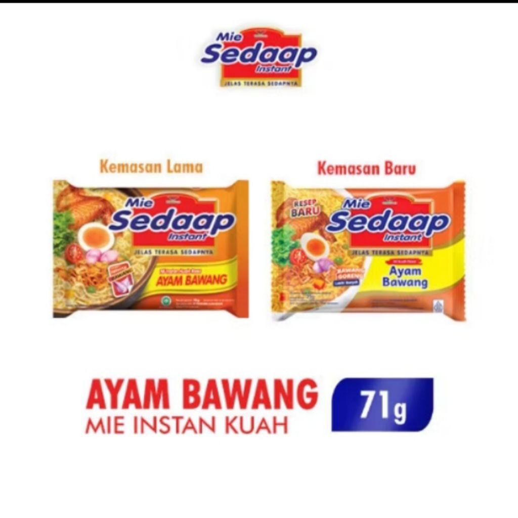 Mie sedap ayam bawang 1 dus