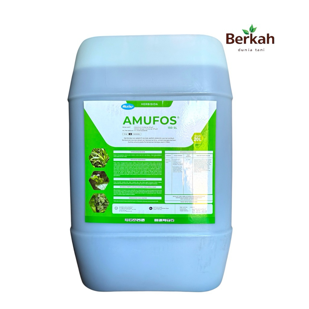 AMUFOS 150 SL 20 Liter Herbisida Purna Tumbuh Basmi Lulangan