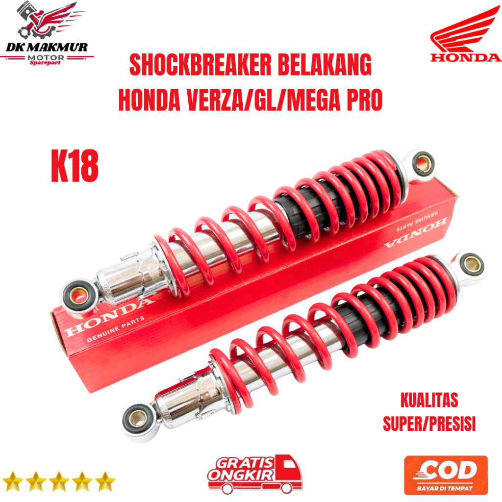 shock belakang verza ori premium - Shock verza belakang - Shockbreaker Belakang K18 Honda Verza 150 