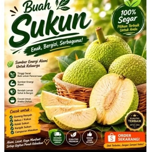 sukun super besar 1kg-2kg siap goreng asli pandeglang banten