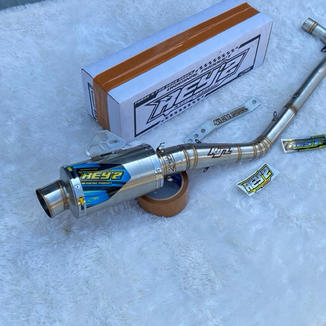 Knalpot GTX RBT Original REYZ Type RZ R-One pemasangan standrt Z1 jupiter z/burhan/robot vega revo s