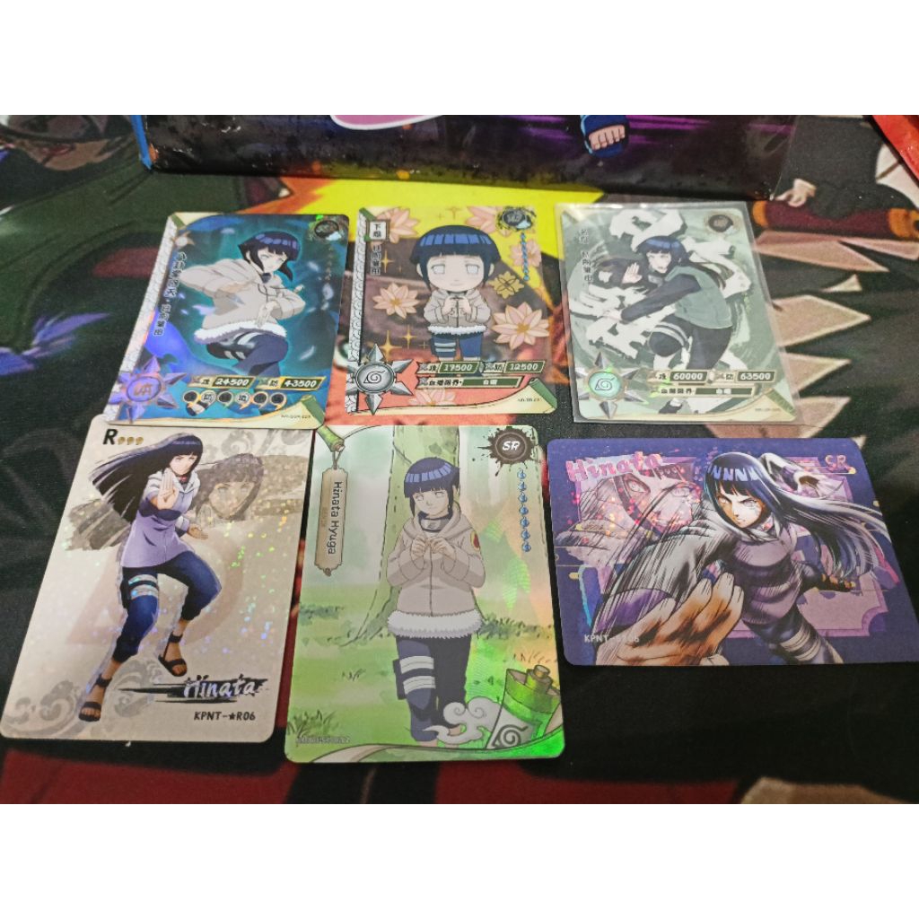 Kartu naruto kayou dan cardmaster SET HINATA (8pcs)