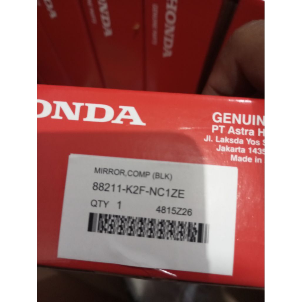 88211K2FNC1ZE Spion Hitam Honda Scoopy K2FP Original AHM