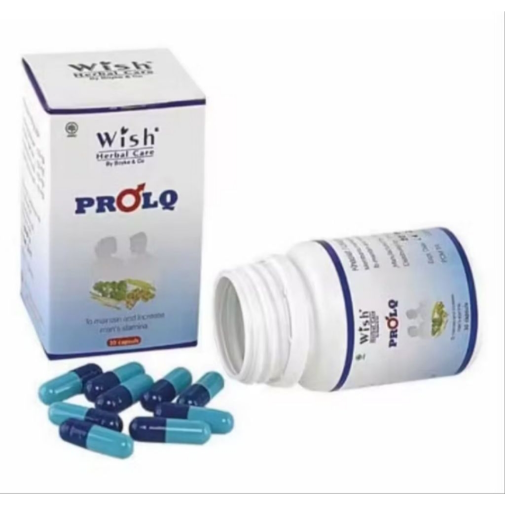 Prolq Wish Herbal Care Asli 1botol isi 30k PROLQ