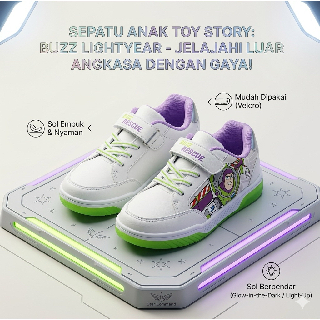 SEPATU ANAK TOY STORY BUZZ LIGHTYEAR