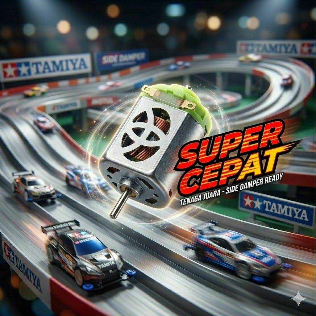DINAMO KILIKAN SETAN (TOP SPEED 92 KM/JAM) TAMIYA Mini 4wd Super Kencang HIGH SPEED NASCAR & SLOOP