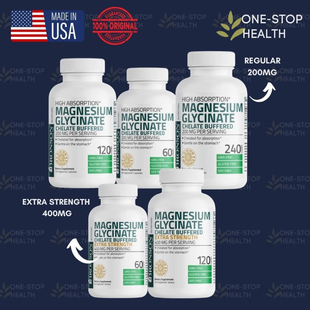 Bronson Magnesium Glycinate 200/400MG