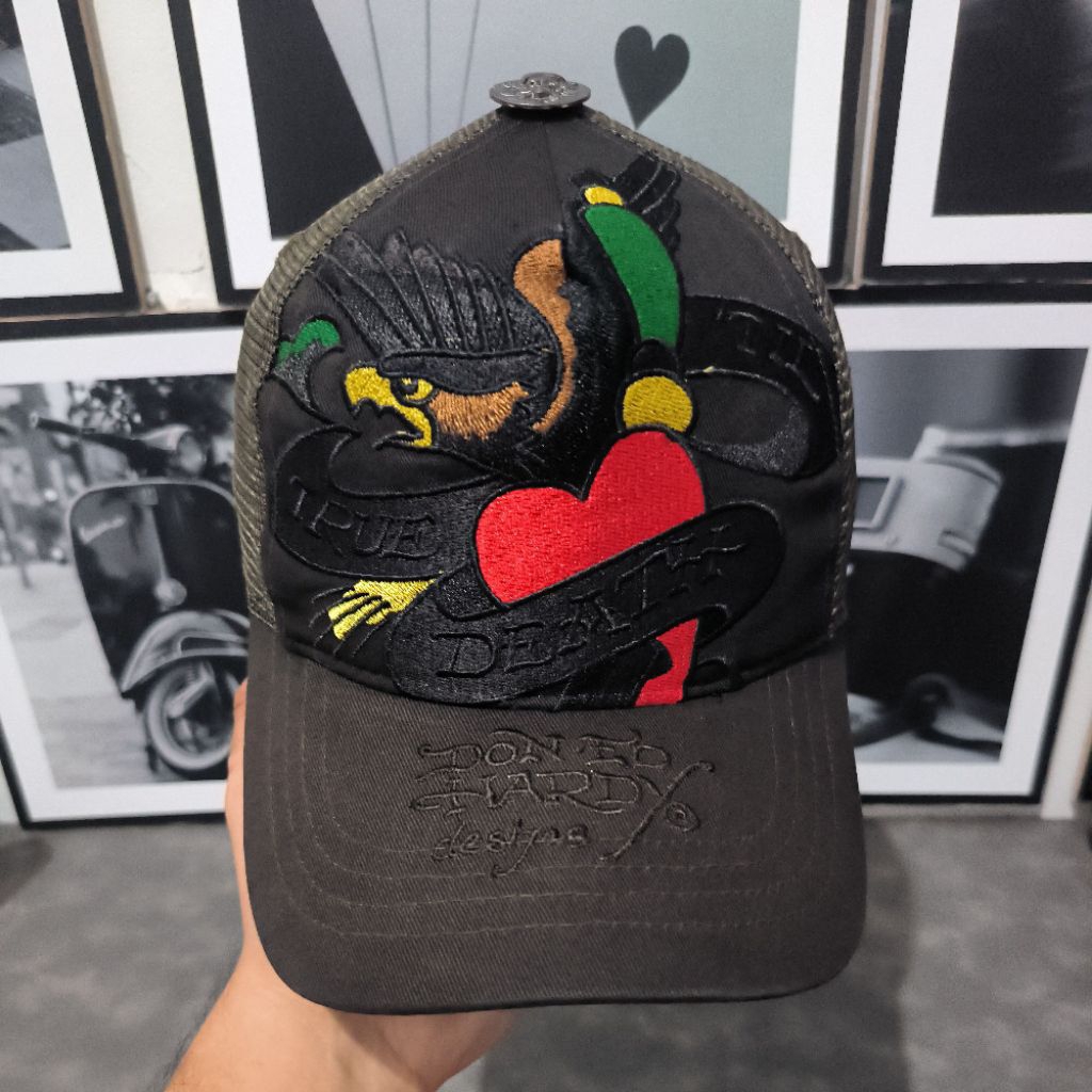 Topi Ed Hardy Trucker Original