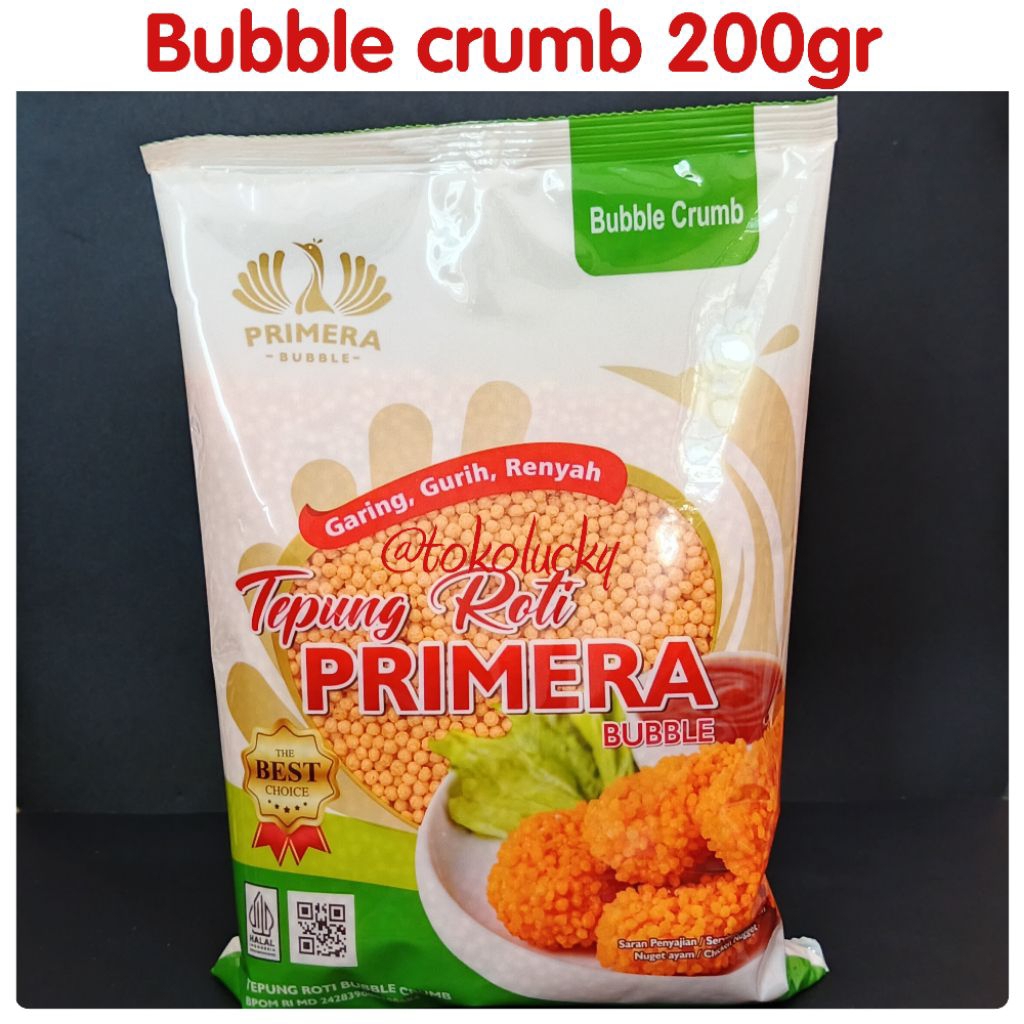 Tepung Roti Bubble Crumb 200gr/Bubble Crumb primera