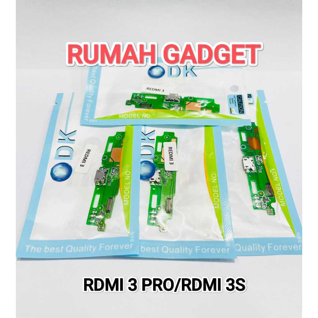 PAPAN TC/CONECTOR CHARGER REDMI 3 PRO/REDMI 3S 2 LOBANG