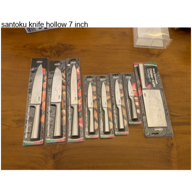 santoku knife hollow 7 inch