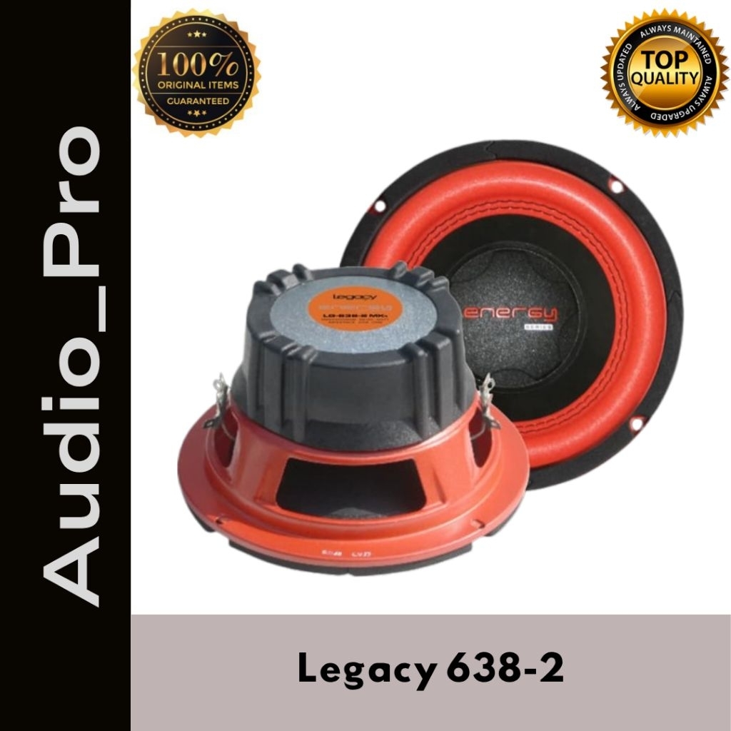 Speaker Subwoofer Legacy LG638-2 6 inch Speaker 6 inch Legacy LG 638-2