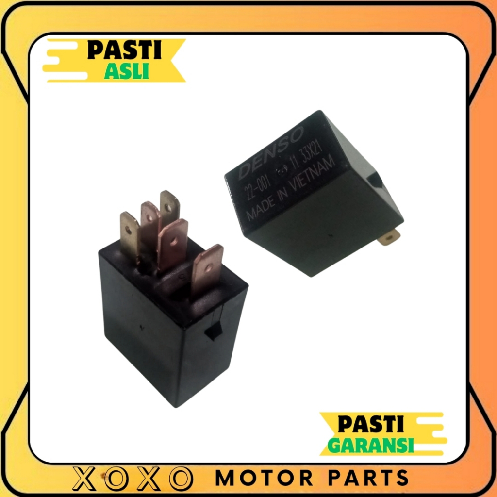 RELAY STATER - BEAT FI, BEAT LED NEW, SCOOPY FI, SPACY FI, VARIO 150 RELAY STATER KAKI 5 DENSO
