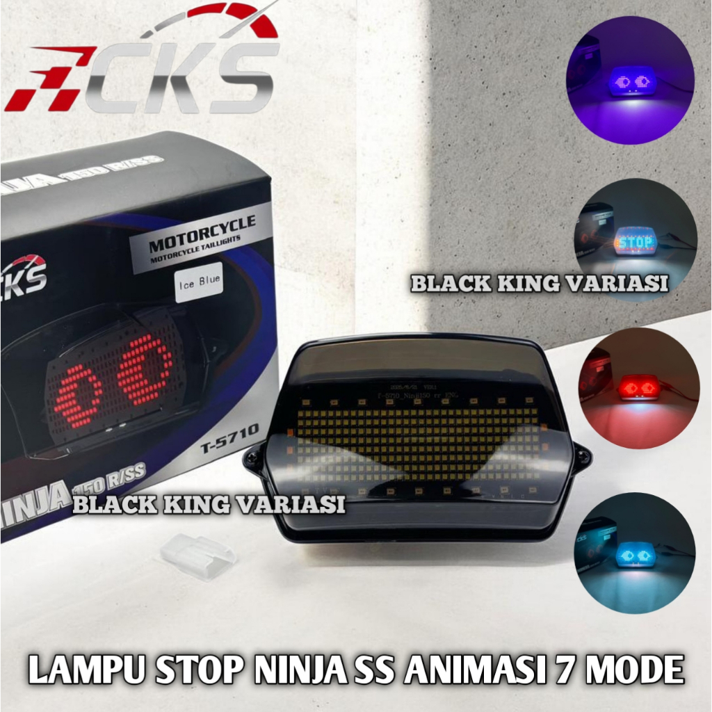 Lampu Stop Ninja SS Running Stoplamp Ninja 150 R LED Lampu Stop Ninja SS Led 7 Mode Lampu Rem Ninja