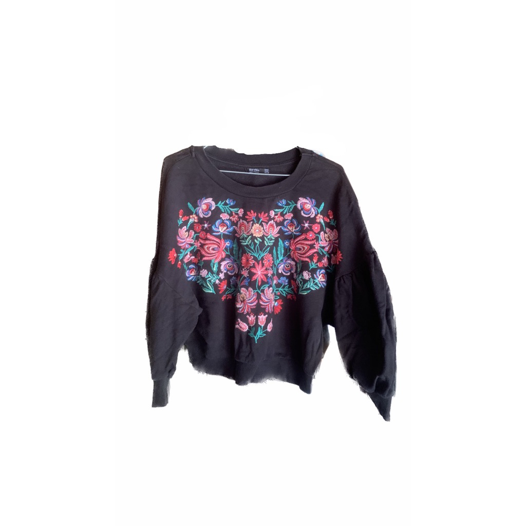 crewneck top BERSHKA