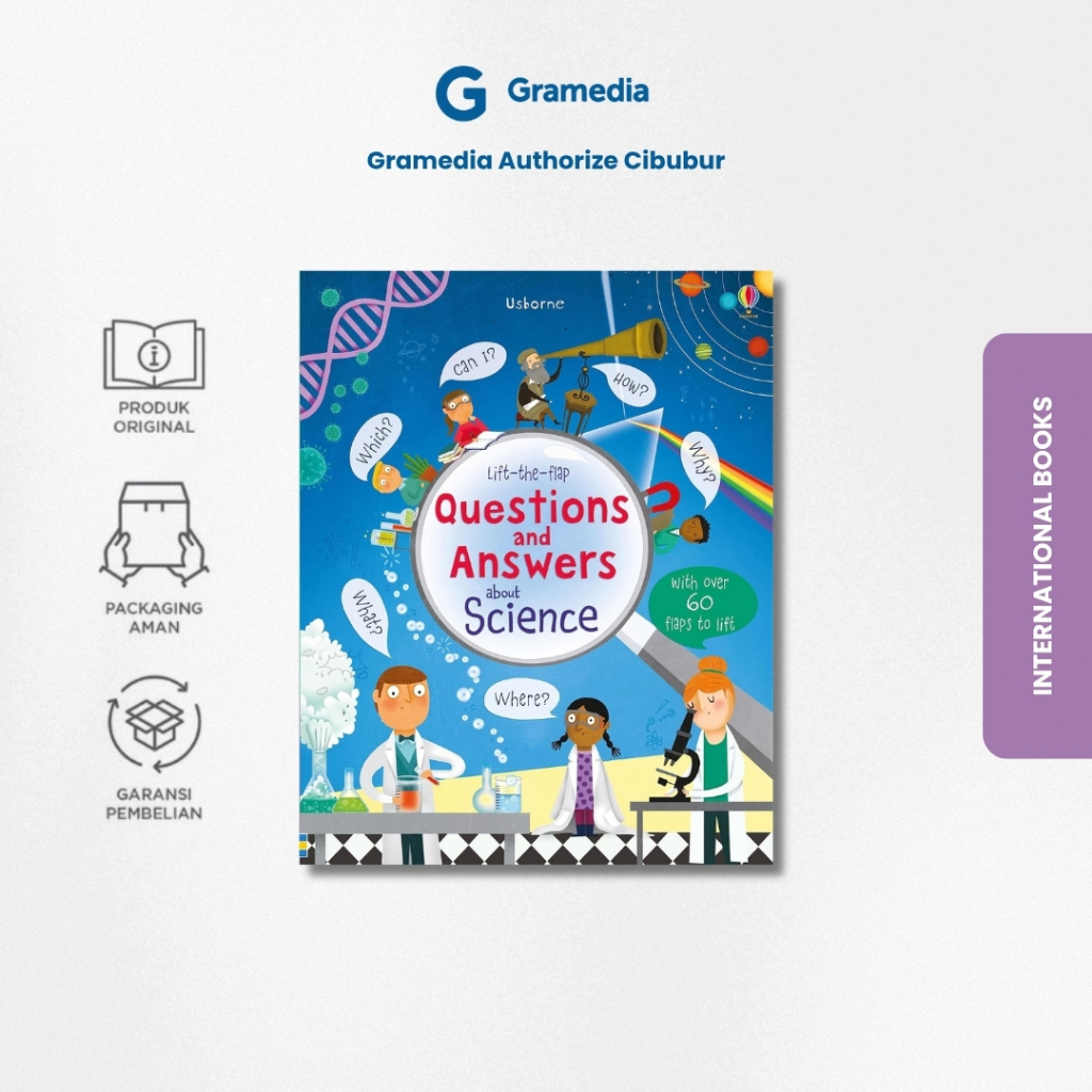 Gramedia Cibubur - (Children Book) Lift-the-flap Questions and Answers about Science: A Fun Interact