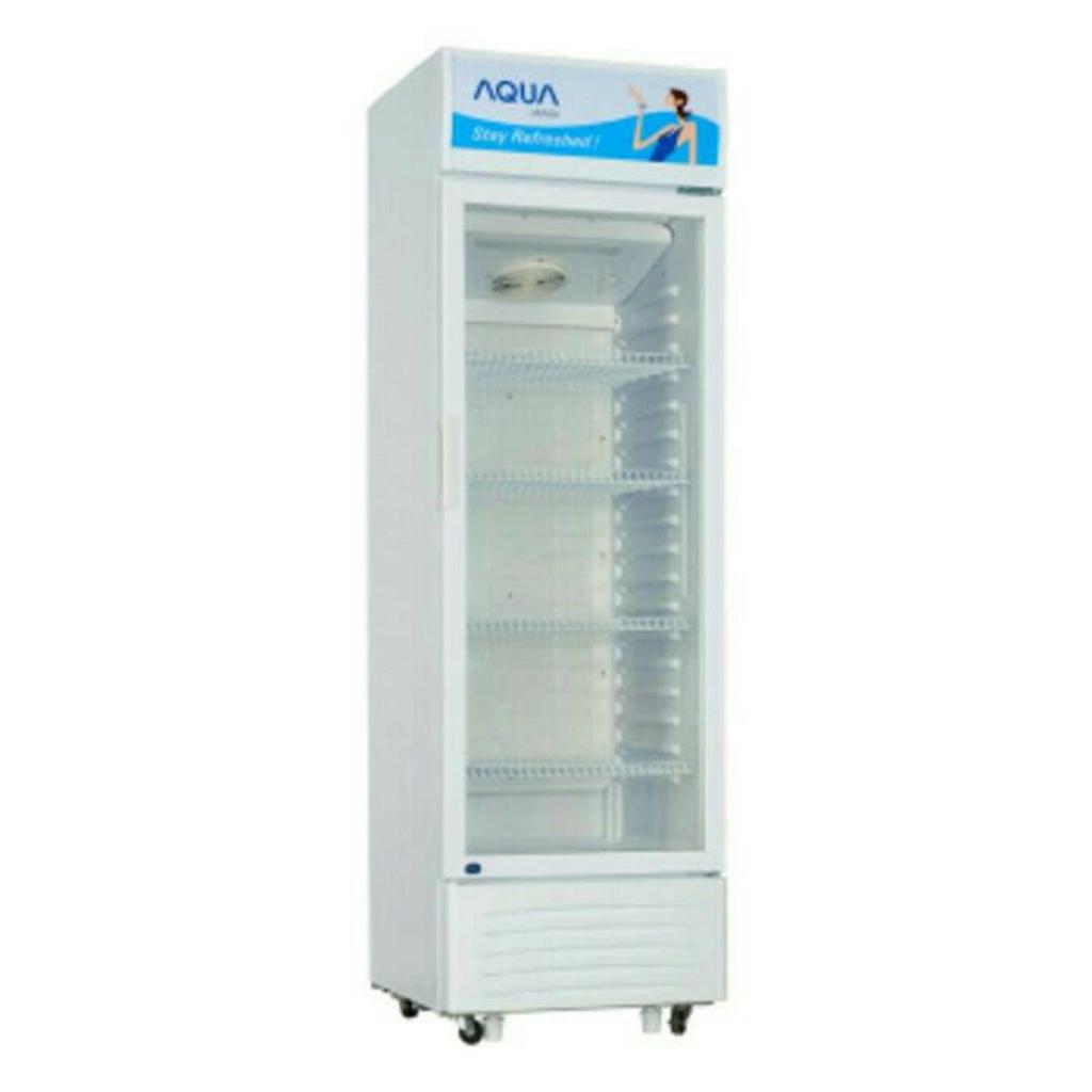 AQUA BY SANYO DISPLAY COOLER AQB-250 / LEMARI PENDINGIN / SHOWCASE