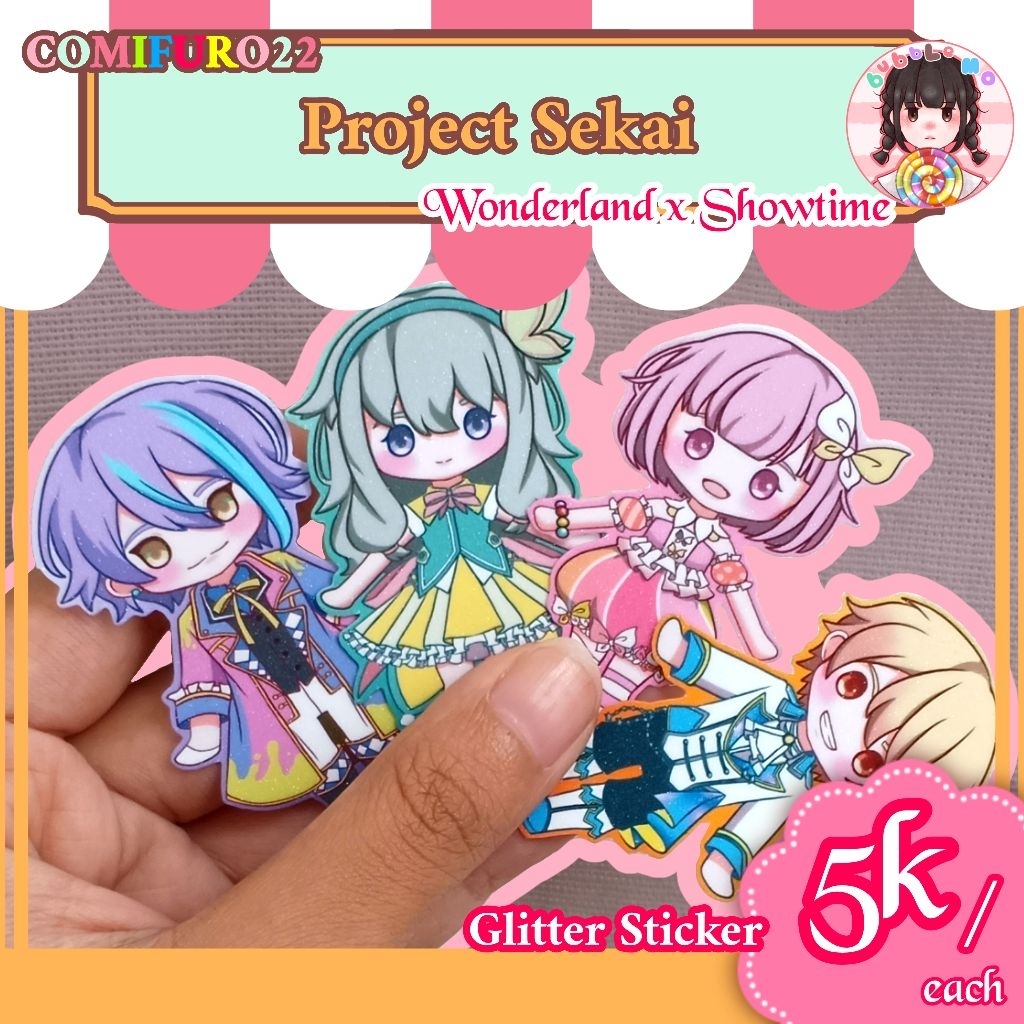 Glitter Sticker WonderlandsxShowtime Project Sekai