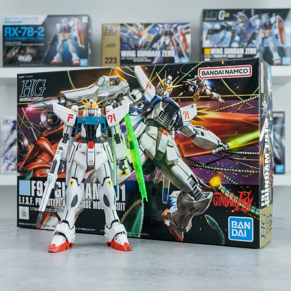 HGUC HG 1/144 GUNDAM F91 ORIGINAL BANDAI MODELKIT