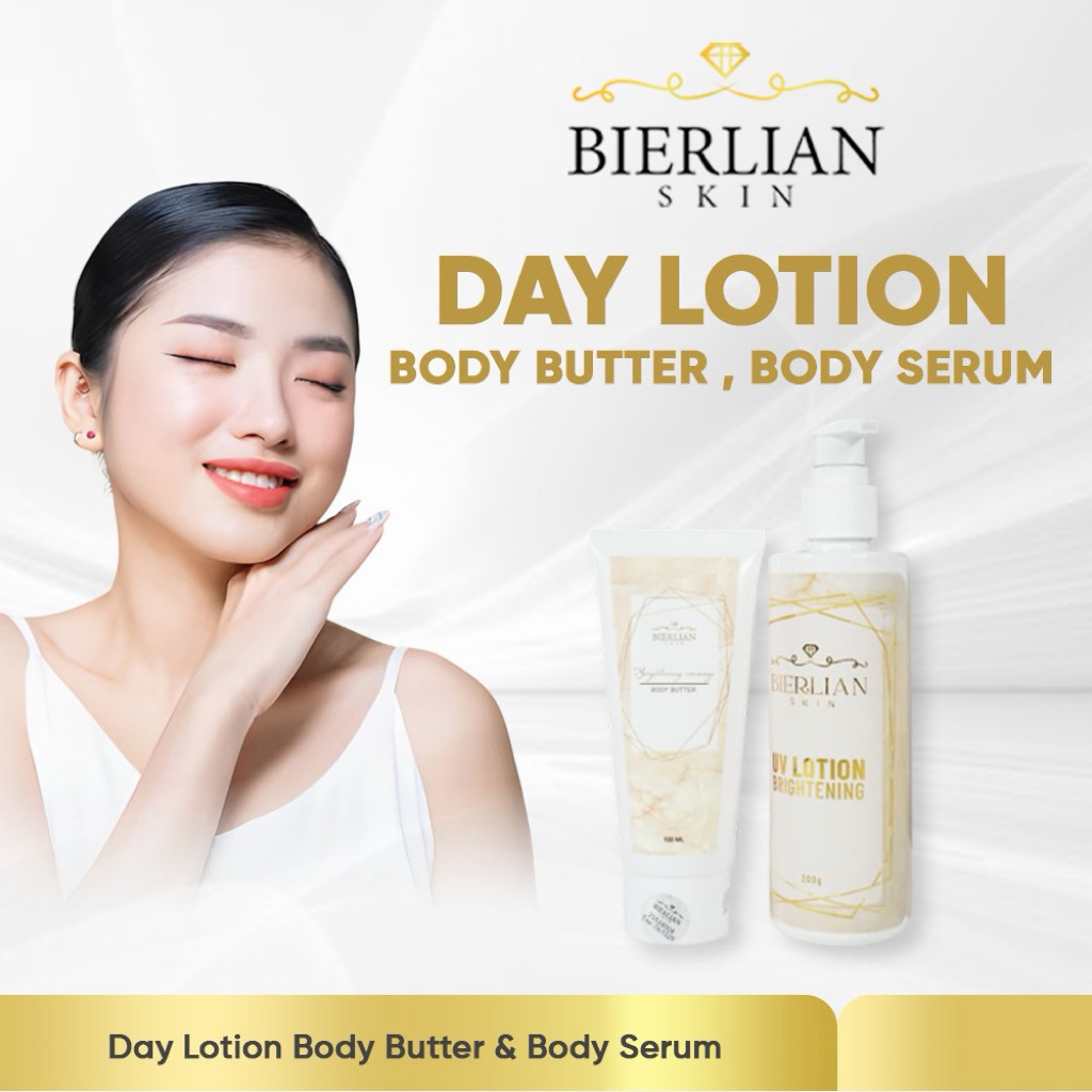 BIERLIAN DAY LOTION BODY SERUM / UV LOTION & DAY LOTION BODY BUTTER