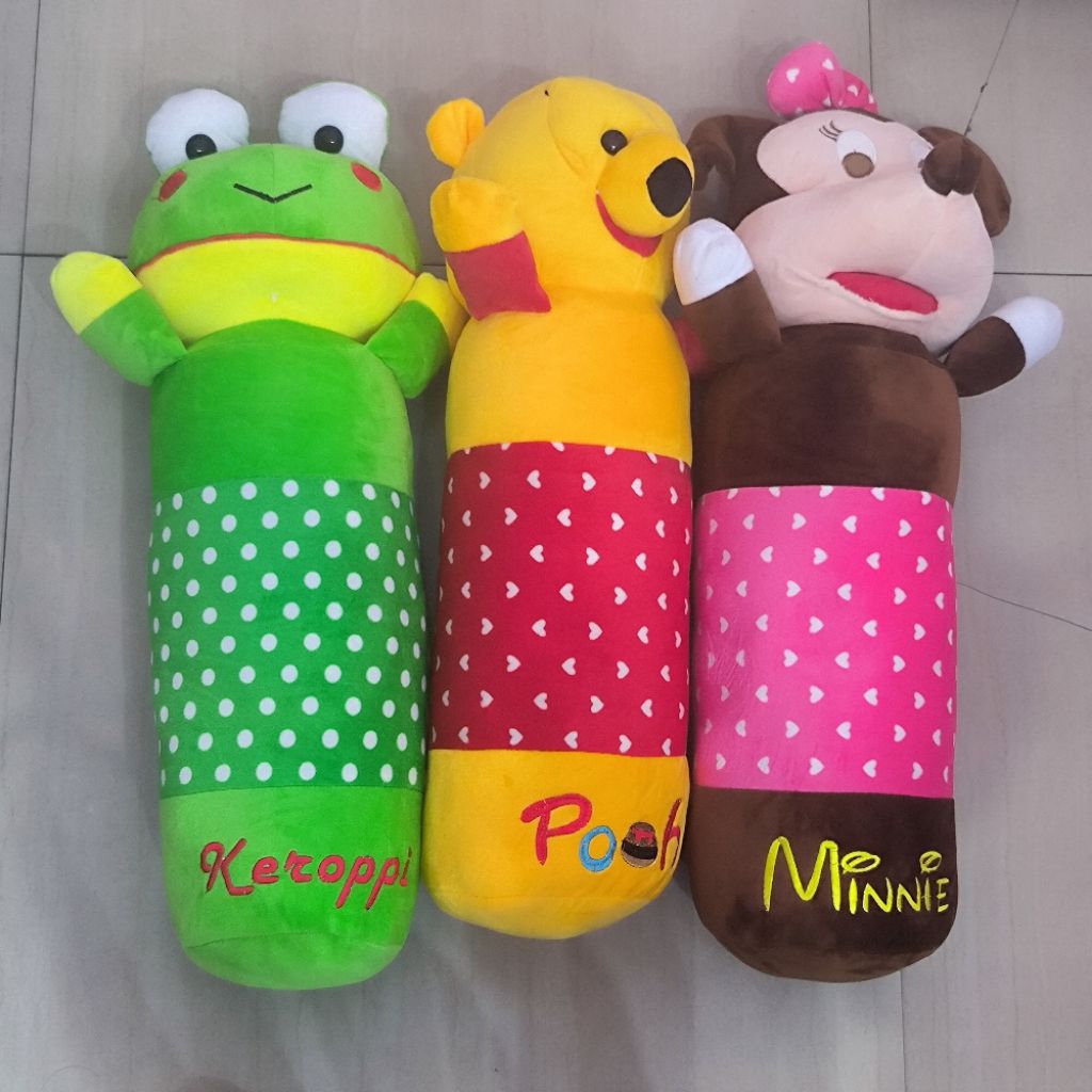 boneka guling halus / boneka kepala guling / boneka guling