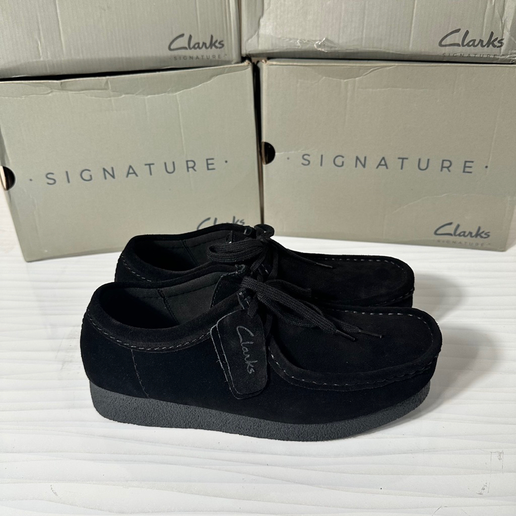CLARKS WALLABEES EVO BLACK FULL SUEDE