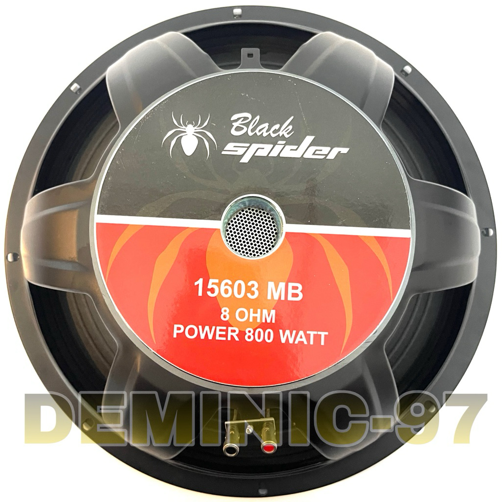 Promo 2Pcs Speaker Komponen Black Spider BS 15603 MB 15inch Original Woofer Blackspider 15603MB 800w
