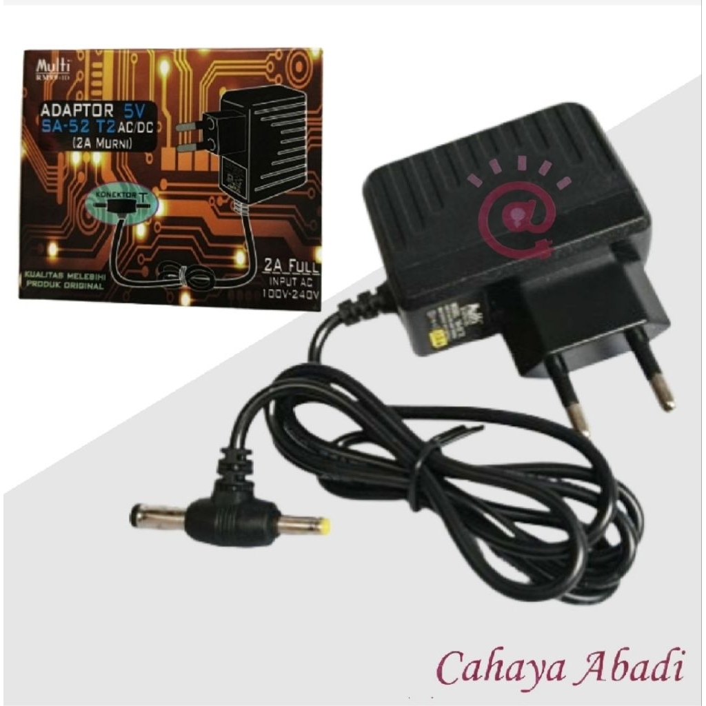 Adaptor 5V 2A SA-52 / Adaptor 5 Volt 2 Ampere ( 2A Murni)