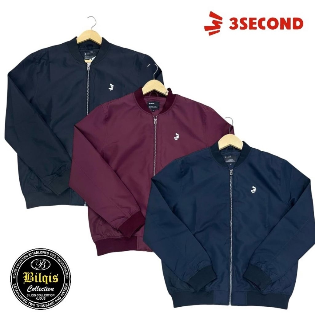 jaket 3second pria original