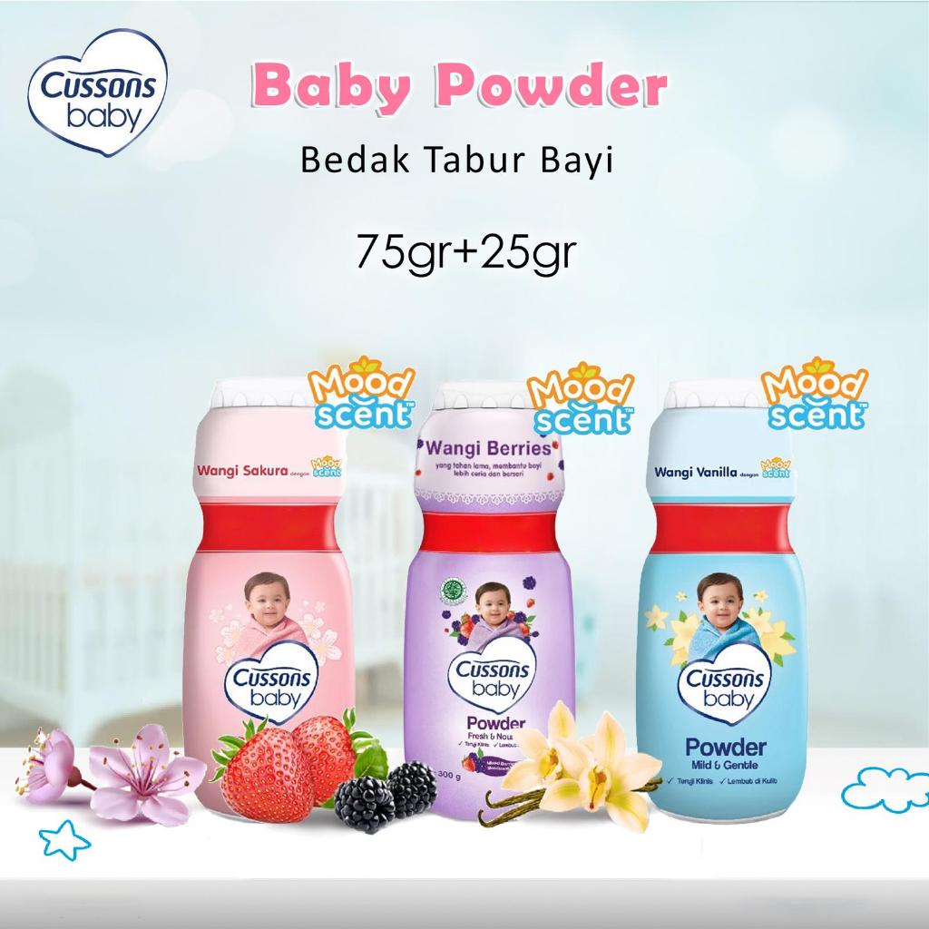 CUSSONS BABY POWDER 75G + 25G